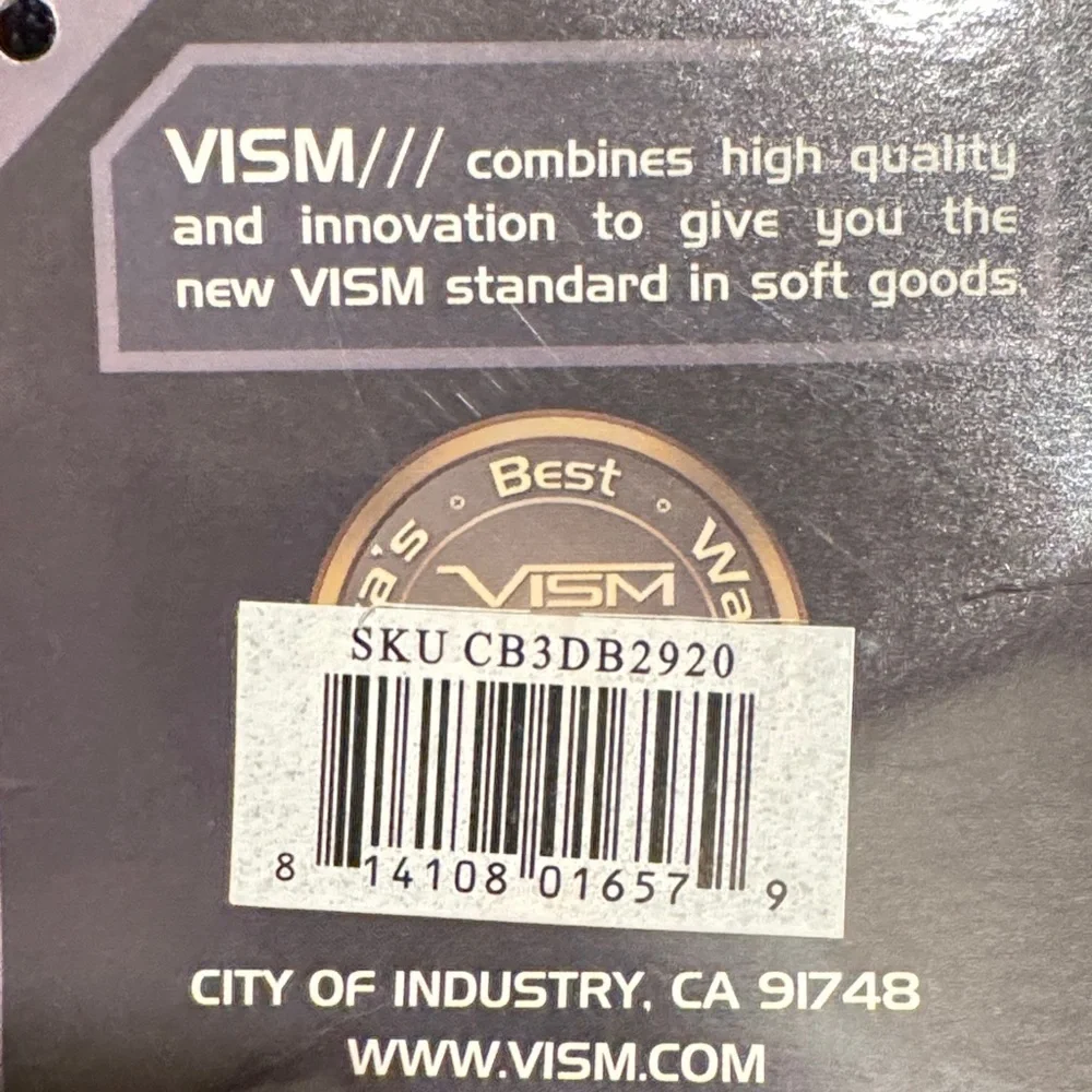 VISM Rugged Black Backpack